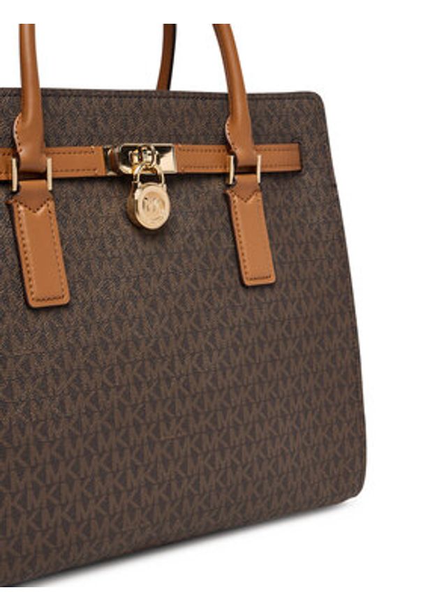 MICHAEL Michael Kors Torebka 30F5GNXS3B Brązowy. Kolor: brązowy. Materiał: skórzane