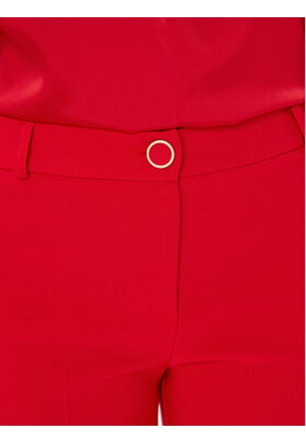 Rinascimento Chinosy CFC0125410003 Czerwony Skinny Fit. Kolor: czerwony. Materiał: syntetyk