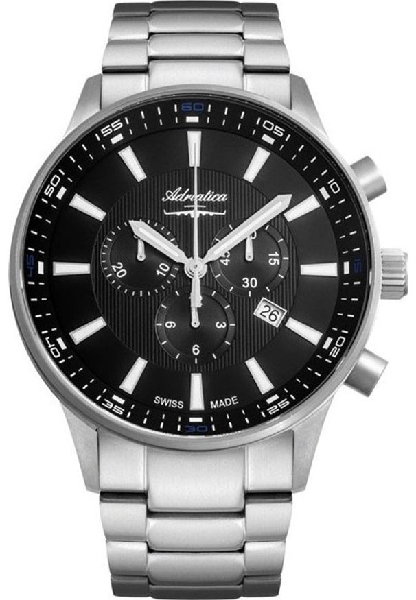 Zegarek Adriatica Zegarek męski Adriatica A8281.4114CH1 szary. Kolor: szary