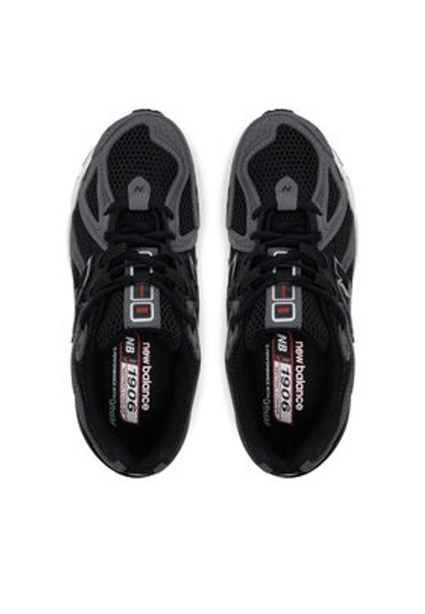 New Balance Sneakersy U1906RCB Czarny. Kolor: czarny. Materiał: skóra