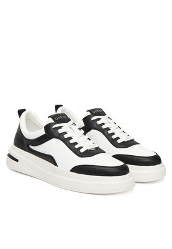 Guess Sneakersy FMFONA ELL12 Czarny. Kolor: czarny. Materiał: skóra