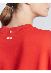 BOSS - Boss Bluza Ecaisa_College 50479959 Czerwony Regular Fit. Kolor: czerwony. Materiał: bawełna #2