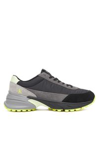 Calvin Klein Jeans Sneakersy Hike Runner Casual Ny-Su YM0YM01292 Czarny. Okazja: na co dzień. Kolor: czarny. Materiał: skóra