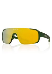 OPC - Okulary przeciwsłoneczne ALL ROUND JET I Matt Green/ Gold REVO + ETUI. Kolor: zielony, wielokolorowy, żółty