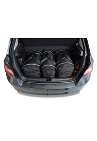 KJUST - Torby Do Bagażnika Skoda Fabia Hatchback 2014-2021 3Szt Kjust. Kolor: czarny. Styl: sportowy #1