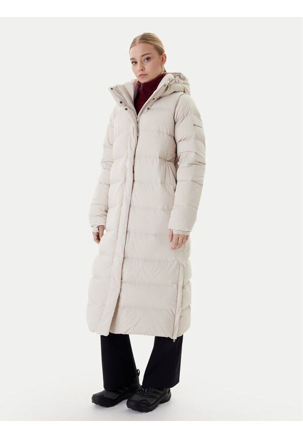 columbia - Columbia Kurtka puchowa Amaze Puff™ 2134894 Beżowy Regular Fit. Kolor: beżowy. Materiał: syntetyk