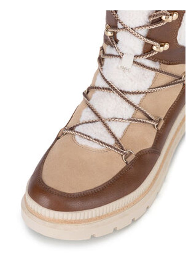 Remonte Trzewiki D0C80-22 Brązowy. Kolor: brązowy. Materiał: skóra