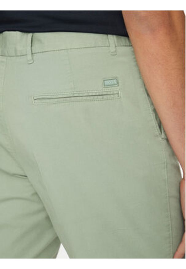 BOSS Szorty materiałowe H-Slice 50540743 Zielony Regular Fit. Kolor: zielony. Materiał: bawełna