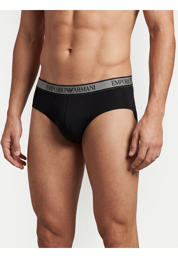 Emporio Armani Underwear Komplet slipów EM000258 AF20669 MC061 Czarny. Kolor: czarny. Materiał: bawełna