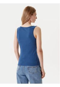 United Colors of Benetton - United Colors Of Benetton Top 3GA2DH010 Granatowy Slim Fit. Kolor: niebieski. Materiał: bawełna #4