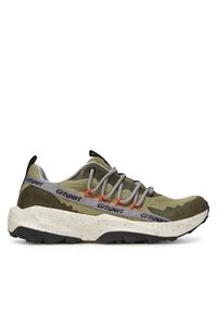Sneakersy Grisport. Kolor: brązowy