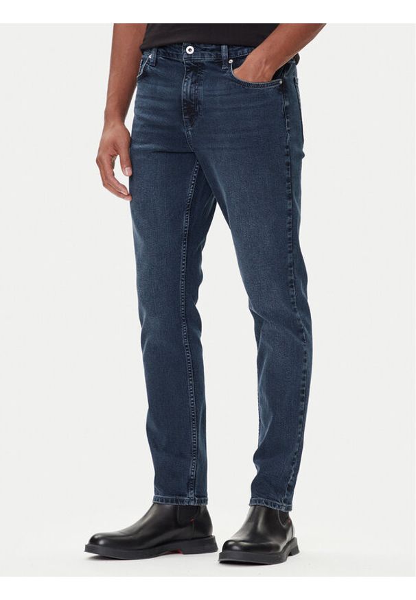 Karl Lagerfeld Jeans Jeansy A4M10138 Czarny Slim Fit. Kolor: czarny