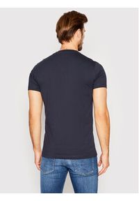 Calvin Klein Jeans T-Shirt J30J320935 Granatowy Slim Fit. Kolor: niebieski. Materiał: bawełna #3