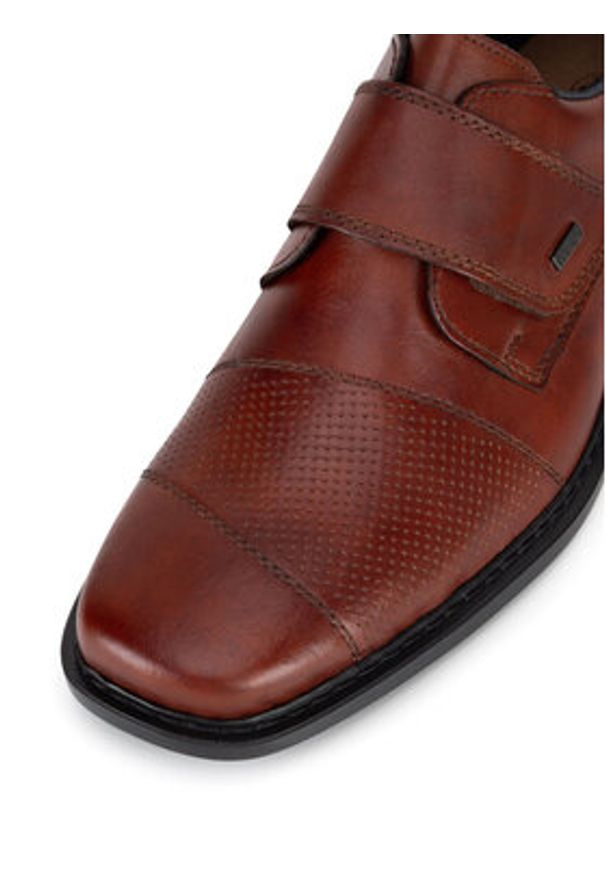 Rieker Półbuty B0857-24 Brązowy. Kolor: brązowy. Materiał: skóra