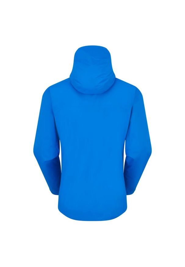 Kurtka przeciwdeszczowa męska Rab Downpour Light Jacket z kapturem. Typ kołnierza: kaptur. Kolor: niebieski
