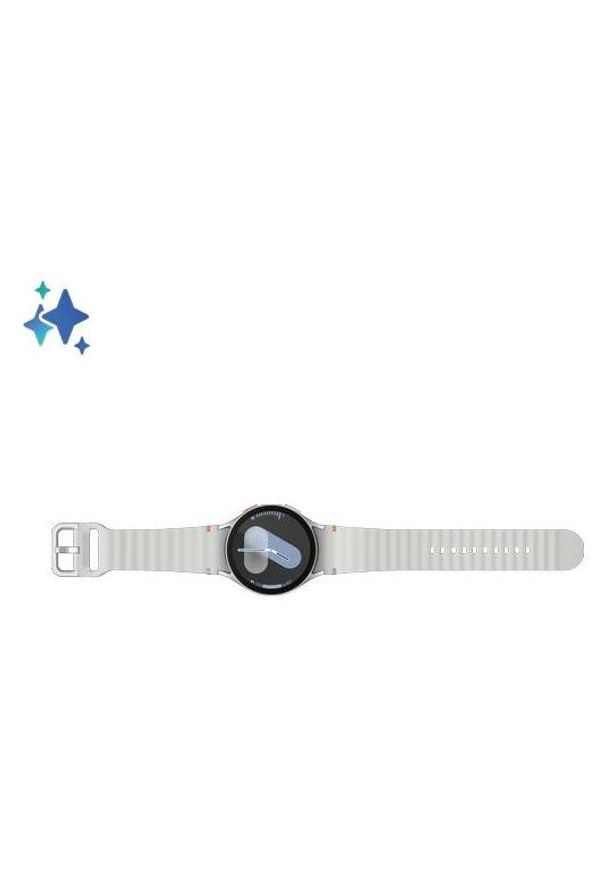 SAMSUNG - Samsung Galaxy Watch 7 LTE 44mm Srebrny (L315). Rodzaj zegarka: cyfrowe. Kolor: srebrny. Materiał: skóra. Styl: casual