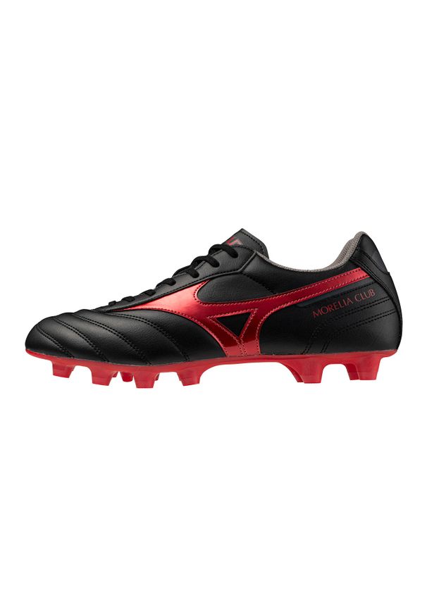 Buty piłkarskie Mizuno Morelia II Club FG. Kolor: czarny, czerwony, wielokolorowy. Sport: piłka nożna
