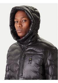 Blauer Płaszcz zimowy Impermeabile 25WBLUK03068 Czarny Regular Fit. Kolor: czarny. Materiał: syntetyk. Sezon: zima #4