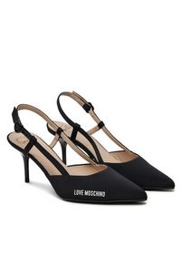 Love Moschino - LOVE MOSCHINO Sandały JA10627G1MIMX000 Czarny. Kolor: czarny. Materiał: materiał #8