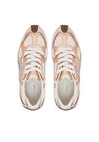 Karl Lagerfeld - KARL LAGERFELD Sneakersy Velocette KL63925 Różowe złoto. Kolor: złoty, różowy, wielokolorowy. Materiał: skóra