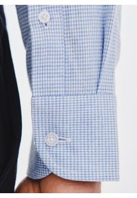 Pako Lorente - PAKO LORENTE - Niebieska koszula w pepitkę. Kolor: niebieski. Materiał: bawełna. Długość rękawa: długi rękaw. Długość: długie #9