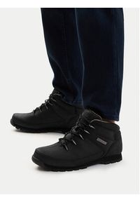 Timberland Trapery Euro Sprint Hiker TB0A2DUH001 Czarny. Kolor: czarny. Materiał: nubuk, skóra #2