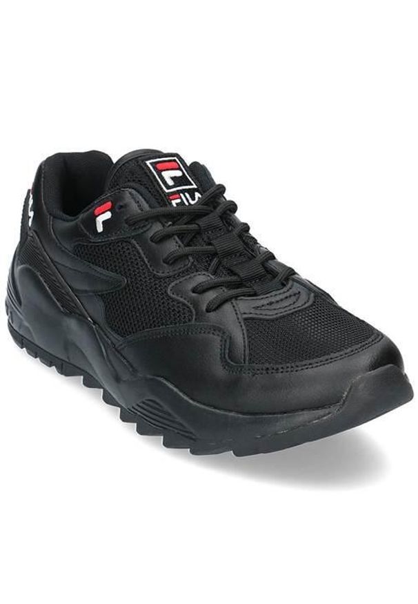 Buty do chodzenia męskie Fila 101058712V. Zapięcie: sznurówki. Kolor: czarny. Materiał: tkanina, materiał, syntetyk. Szerokość cholewki: normalna. Sport: turystyka piesza