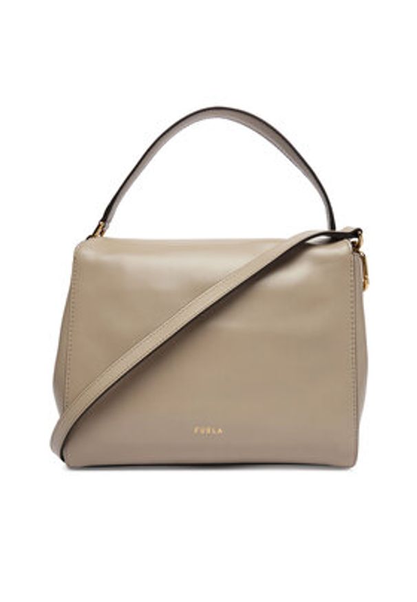 Furla Torebka Domus S WB01957 BX4184 IT 4488S Beżowy. Kolor: beżowy. Materiał: skórzane