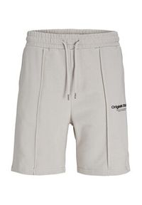 Jack & Jones Szorty sportowe Vesterbro 12252251 Beżowy Relaxed Fit. Kolor: beżowy. Materiał: syntetyk, bawełna. Styl: sportowy #7