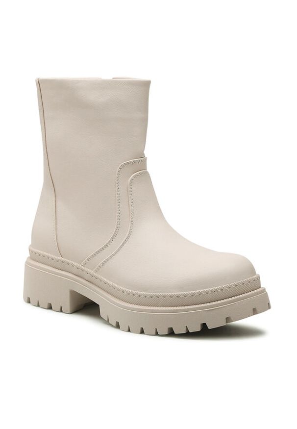 Jenny Fairy Botki WS5680-15 Beżowy. Kolor: beżowy. Materiał: skóra