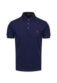 Polo Ralph Lauren - Polo POLO RALPH LAUREN. Typ kołnierza: polo. Materiał: mesh, tkanina, bawełna, prążkowany. Długość: długie. Wzór: ze splotem. Styl: sportowy #1