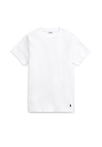 Polo Ralph Lauren Komplet t-shirtów Core Replen 714835960002 Biały Slim Fit. Typ kołnierza: polo. Kolor: biały. Materiał: bawełna #6