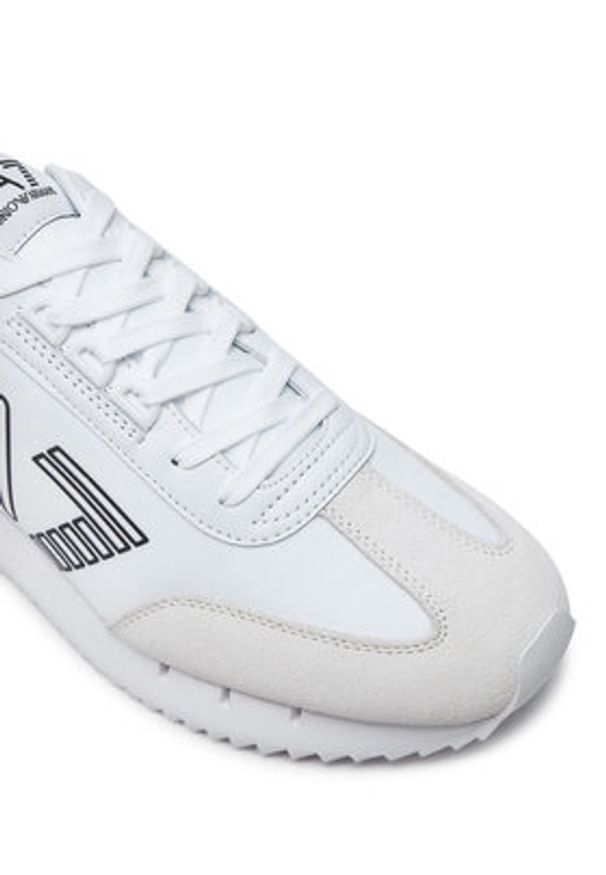 EA7 Emporio Armani Sneakersy X8X101 XK257 U426 Biały. Kolor: biały. Materiał: zamsz, skóra