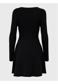 only - ONLY Sukienka dzianinowa Alma 15185761 Czarny Regular Fit. Kolor: czarny. Materiał: wiskoza #6