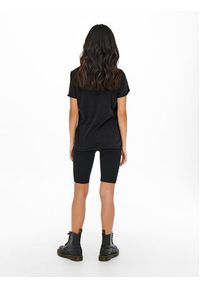 only - ONLY T-Shirt 15215721 Czarny Regular Fit. Kolor: czarny. Materiał: bawełna