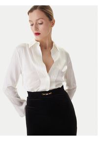 Elisabetta Franchi Sukienka wieczorowa AB-R46-57E2-V100 Biały Regular Fit. Kolor: biały. Materiał: syntetyk. Styl: wizytowy #2