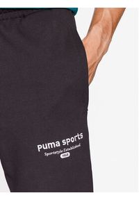 Puma Spodnie dresowe Puma Team 621328 Czarny Regular Fit. Kolor: czarny. Materiał: bawełna
