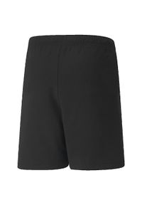 Spodenki piłkarskie dla dzieci Puma teamRISE Short Jr. Kolor: czarny, biały, wielokolorowy. Materiał: poliester. Styl: sportowy