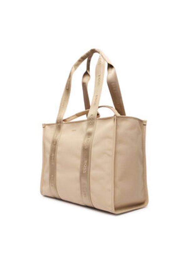 BOSS Torebka 50558113 Beżowy. Kolor: beżowy