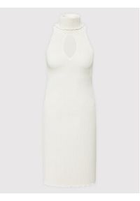 Guess Sukienka dzianinowa Asani W2GK80 Z2UK0 Biały Slim Fit. Kolor: biały. Materiał: syntetyk #5