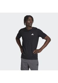 Adidas - Koszulka treningowa Train Essentials Feelready. Kolor: czarny, wielokolorowy, biały. Materiał: materiał. Sport: fitness #1