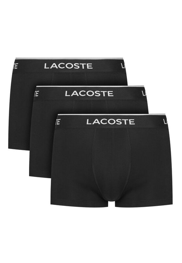 Lacoste Komplet 3 par bokserek 5H3389 Czarny. Kolor: czarny. Materiał: bawełna