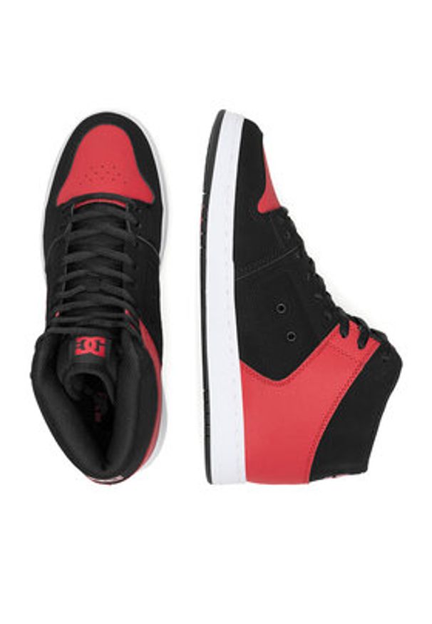 DC Shoes Sneakersy MANTECA 4 HI ADYS100743-BLR Czarny. Kolor: czarny. Materiał: skóra
