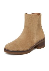 Clara Barson Botki CEO-LM13355-X06 Beżowy. Kolor: beżowy. Materiał: materiał #7
