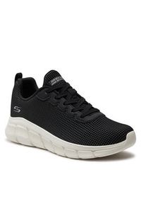 skechers - Skechers Sneakersy Bobs B Flex-Visionary Essence 117346/BLK Czarny. Kolor: czarny. Materiał: mesh, materiał #2
