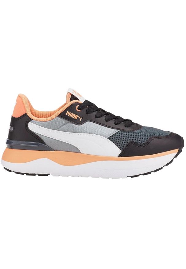 Buty do chodzenia dla dzieci Puma R78 Voyage. Kolor: szary. Materiał: guma, materiał, syntetyk, tkanina. Sport: turystyka piesza