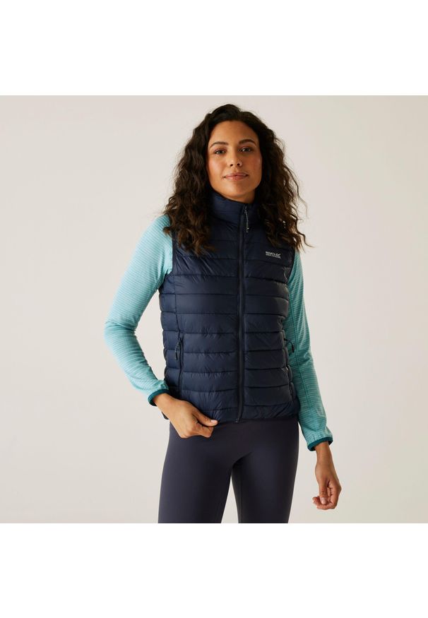 Regatta - Kamizelka damska Hillpack II. Kolor: niebieski. Materiał: poliamid. Sport: turystyka piesza