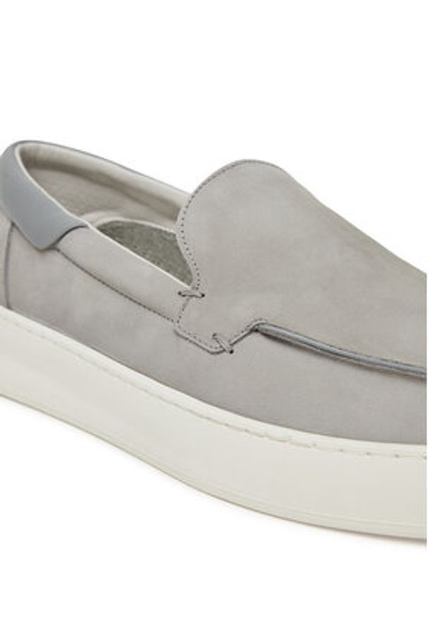 Filling Pieces Półbuty Signature Loafer 79128261878 Szary. Kolor: szary. Materiał: skóra