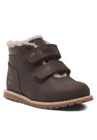 Timberland Trzewiki Pokey Pine Warm Lined H&L TB0A5YVS9311 Brązowy. Kolor: brązowy. Materiał: skóra