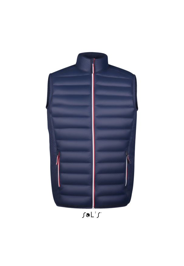 SOL'S - Kurtka puchowa bez rękawów Sol's Victoire Bw. Kolor: niebieski. Materiał: puch. Długość rękawa: bez rękawów